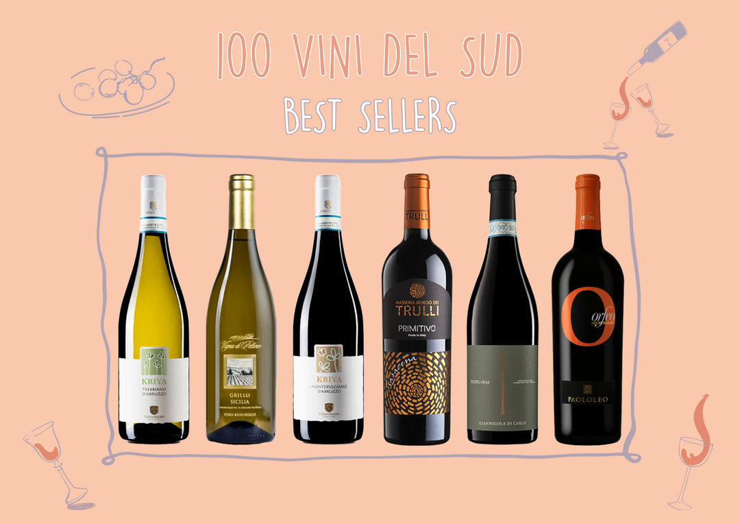 Box Best Sellers 100 VINI DEL SUD 2025