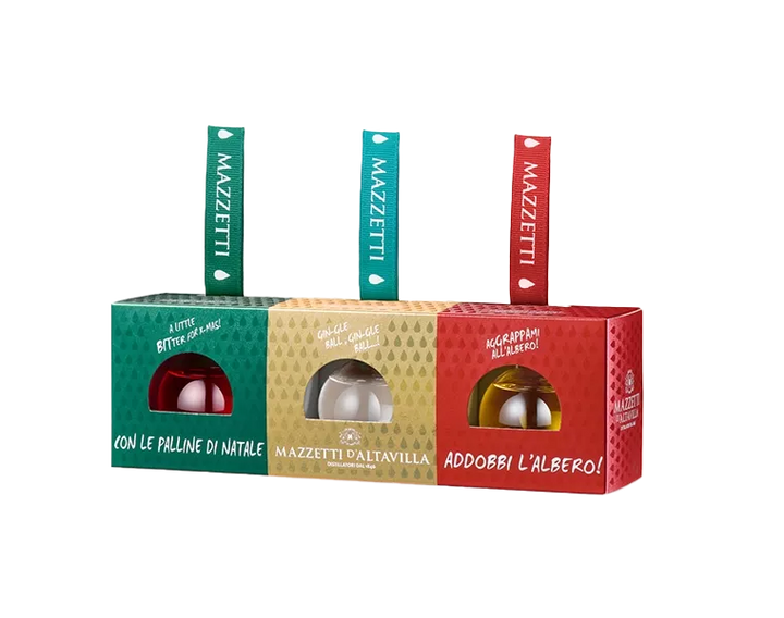 Confezione 3 Palline Bitter-Grappa-Gin